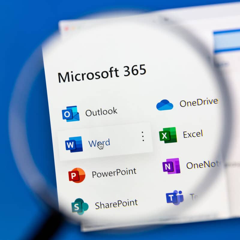 Microsoft 365 für Unternehmen – Apps wie Outlook, Word, Excel und Teams